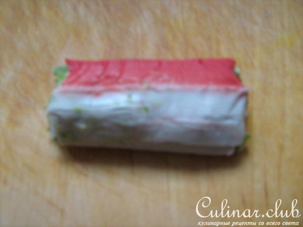 Салат "Зелёный краб".