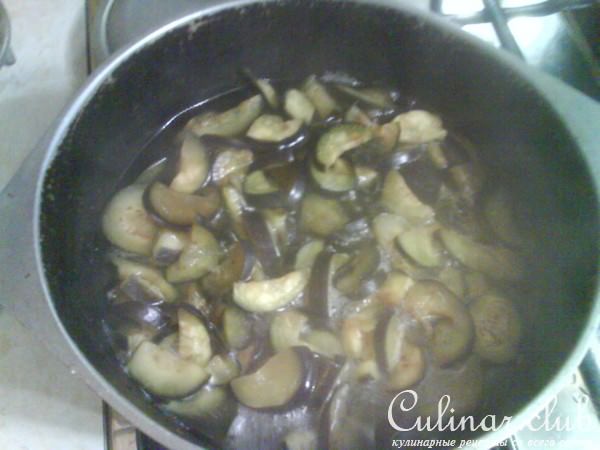 Хе из моркови с баклажанами