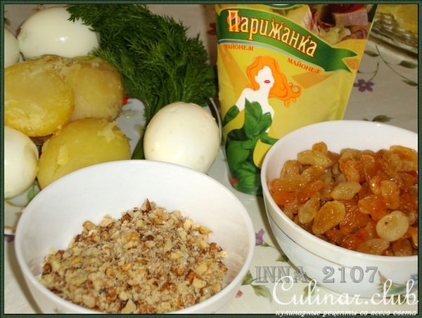 Салат из картофеля по-турецки
