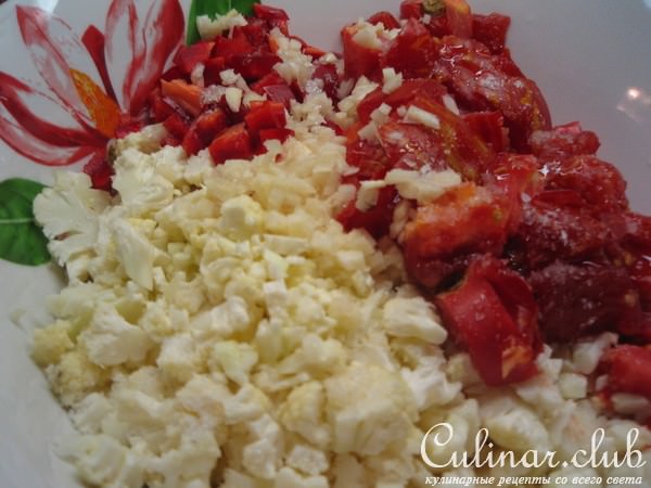 Салат Цветная капуста (по простому)