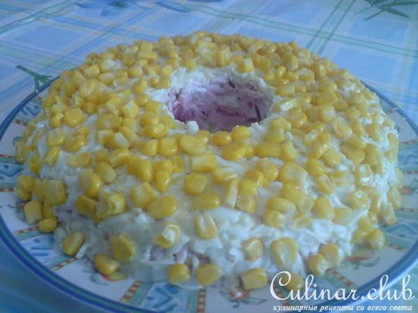 салат"Cолнце моё"