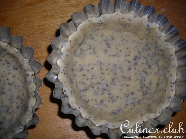 Салат в маковых корзиночках