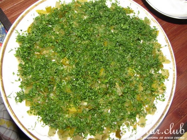 Салат "Царский" многослойный
