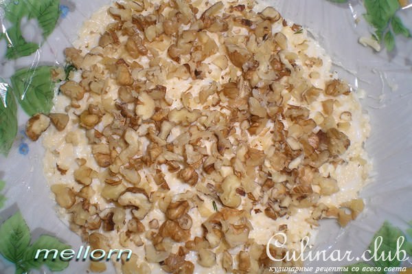 Салат свекольный (вариант подачи)