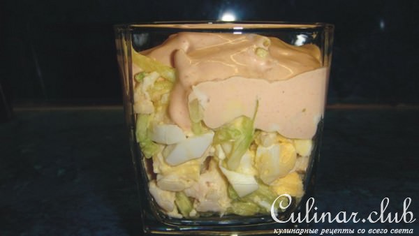 Коктейль из мяса птицы.