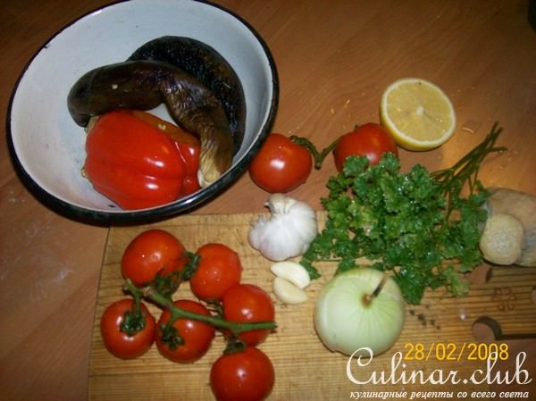 Салат из печеных овощей