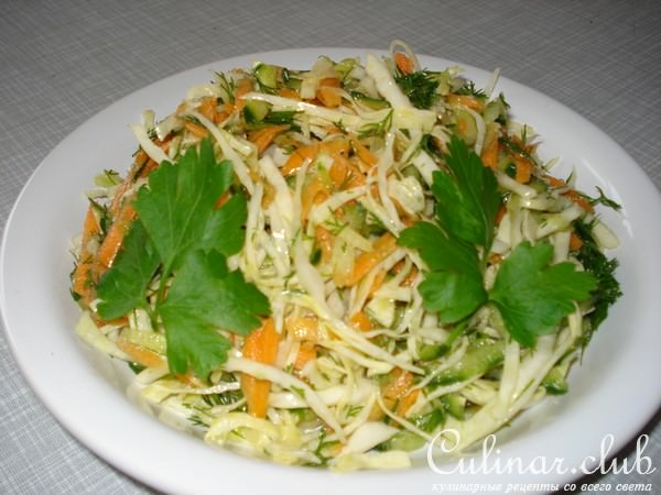 Салат"Капустник"быстрый и вкусный