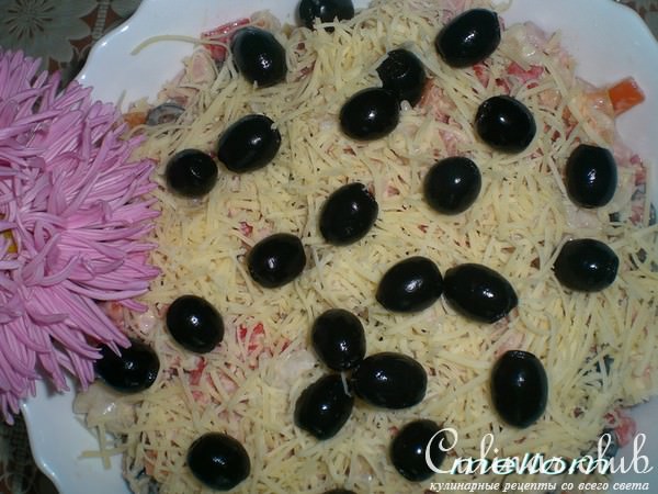 Салат по-итальянски с макаронами