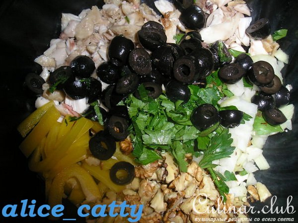 МЯСНОЙ САЛАТ на скорую руку