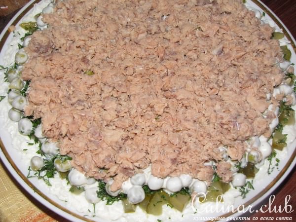 Салат "Царский" многослойный