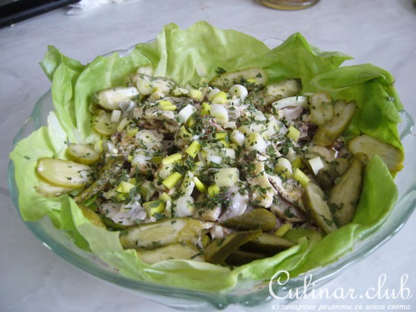 Грибной салат