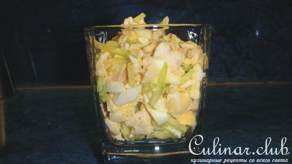Коктейль из мяса птицы.