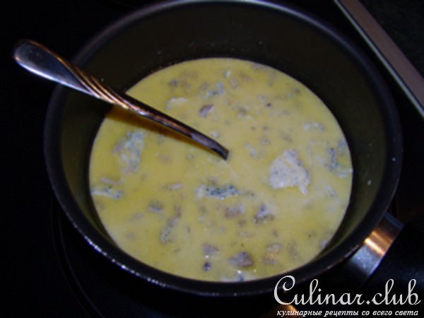 свекла под соусом из сыра с плесенью