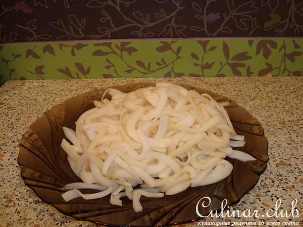 Салат из кальмаров