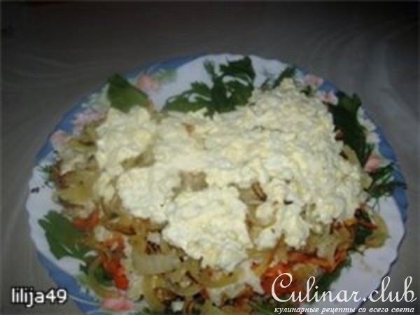Салат из печени "Петушок"