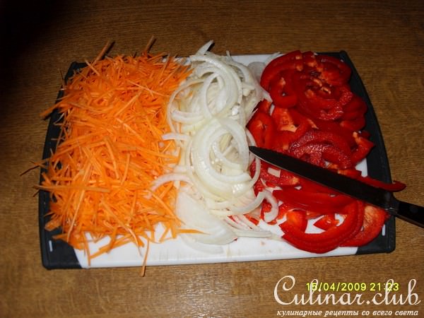 Салат со сковороды