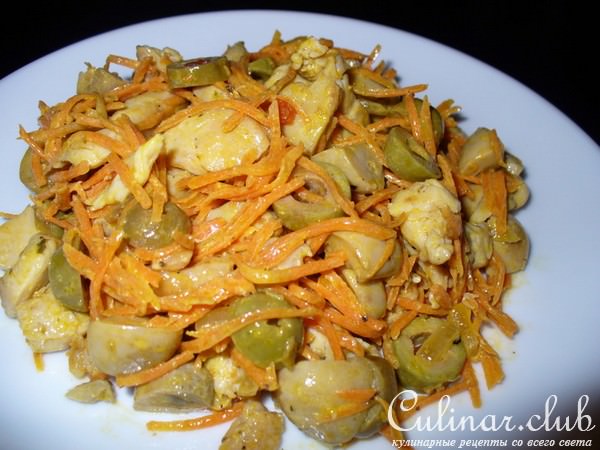 Салат " Зимний " ( вариант )