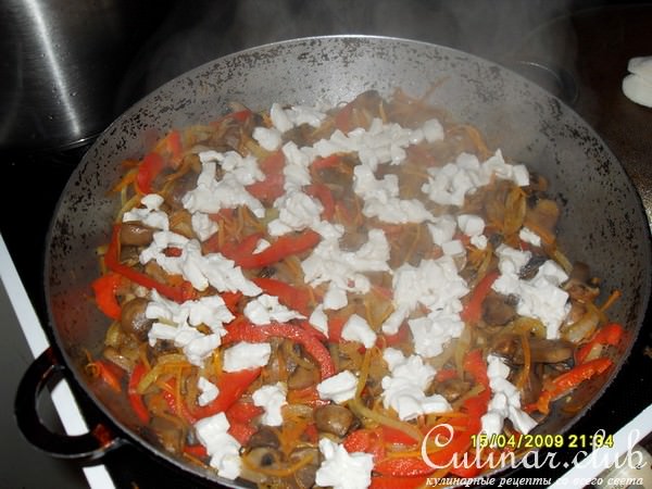 Салат со сковороды
