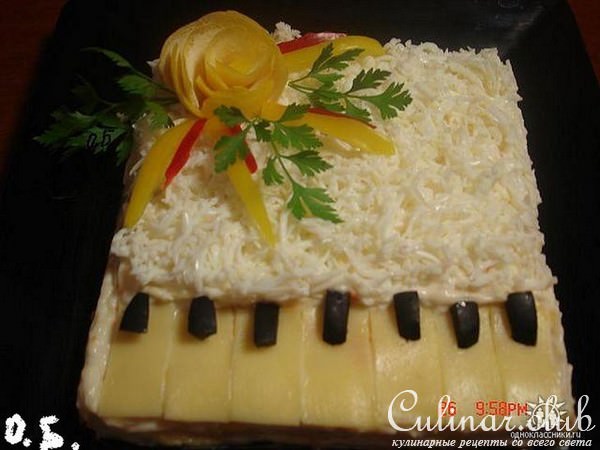 салат"Ноты"