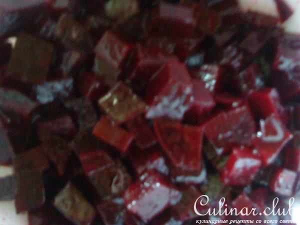 Салат со свеклы с овощами(вариант)