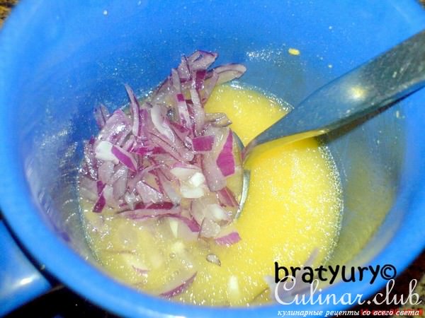 Сочный картофельный салат с двумя кулинарными хитростями
