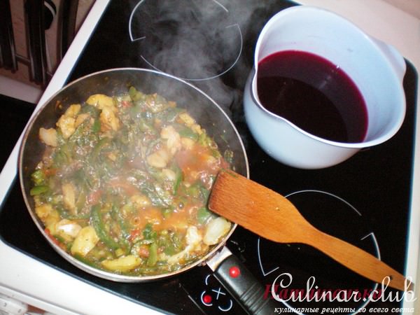 Горячий салат или овощной гарнир к мясу