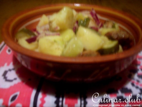 Картофельный салат по-деревенски