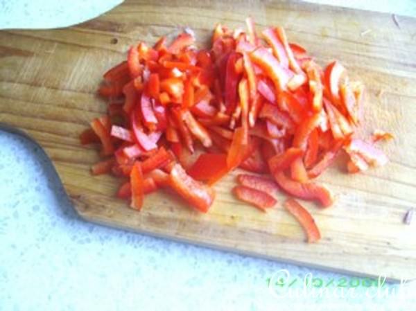 Салат витаминный из красной капусты (мой вариант)
