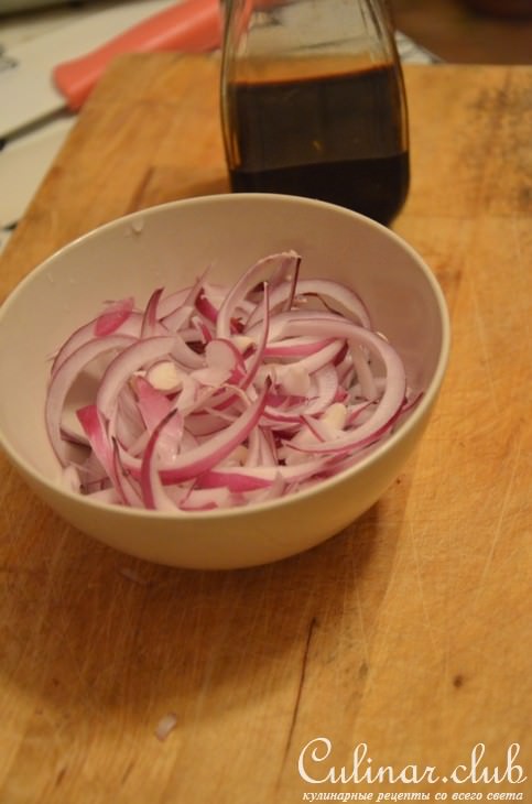 Римский салат с фасолью (Insalata di fagioli alla romana) 