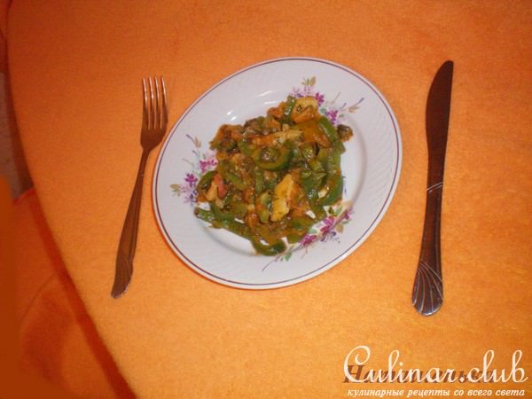 Горячий салат или овощной гарнир к мясу