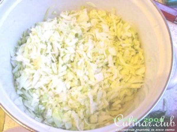 Салат витаминный с капустой (мой вариант)