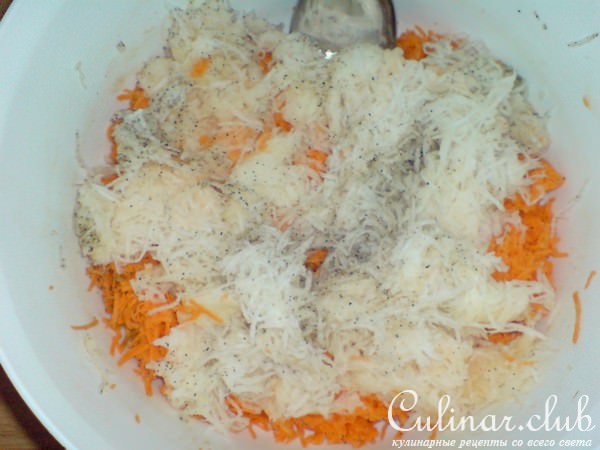 Салат из кольраби и моркови