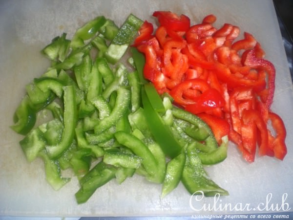 Салат из зелёной стрючковой фасоли