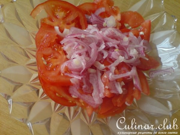 Салат из редьки "Дайкон" и томатов 
