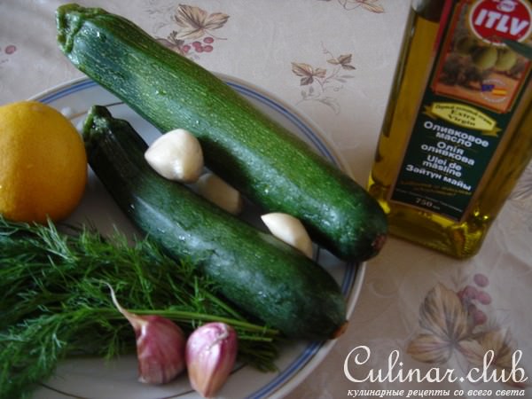 Салат из цукини
