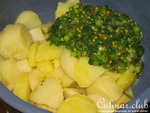 Любимый картофельный салат.