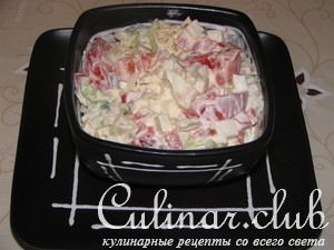 Салат с сёмгой