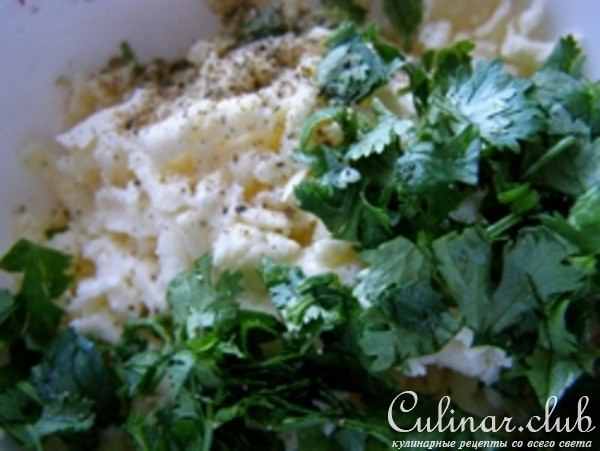 Салат греческий ( с шариками из брынзы)