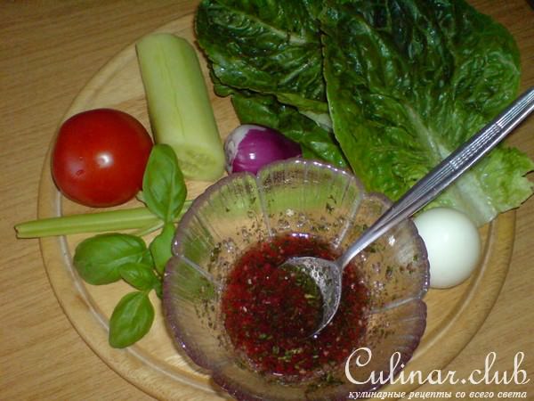 Овощное ассорти в сырных тарелочках