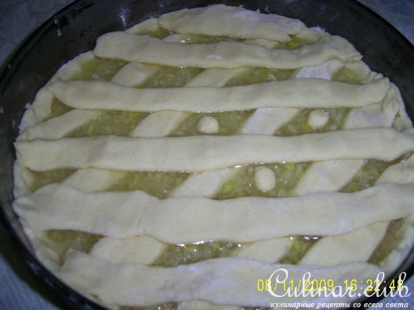 Песочный пирог с лимонной начинкой(вариант) 