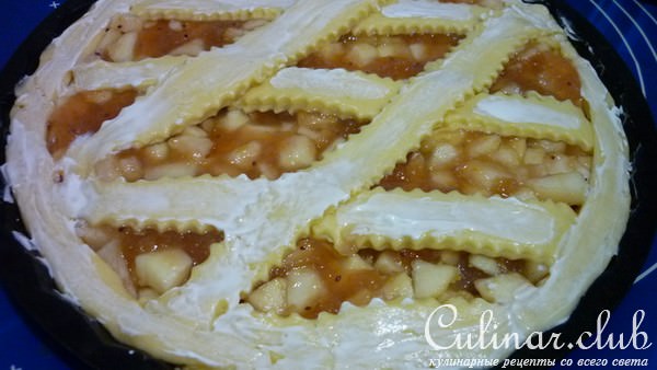Домашний пирог с яблоками (вкусно и быстро)