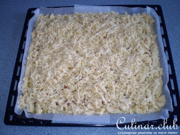 Ароматный пирог с лимоном и абрикосами.