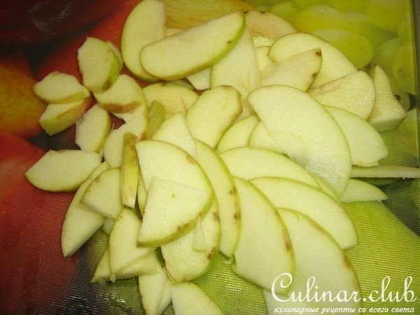 Песочный Пирог с Заварным Кремом и Яблочком!!!