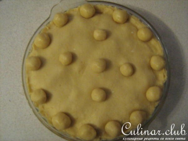 Баскский пирог с яблоками 