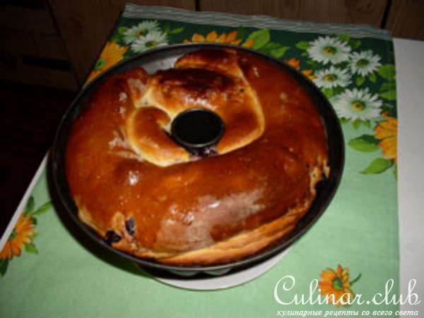 Пирог с голубикой