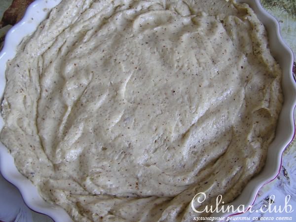 Пирог персиковый с миндальной крошкой «Роза к чаю»