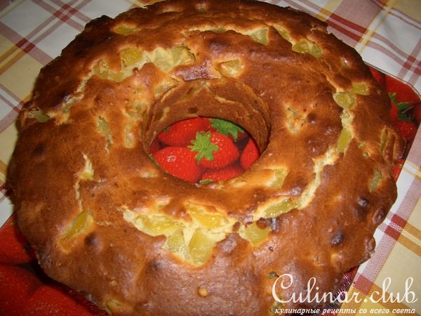 Пирог с фруктами 