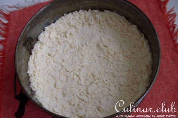 Яблочный пирог с медовой заливкой