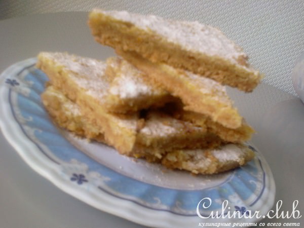 Хрустящие лимонные тартинки