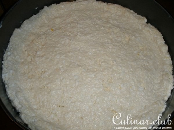 Творожный пирог с медом и орехами